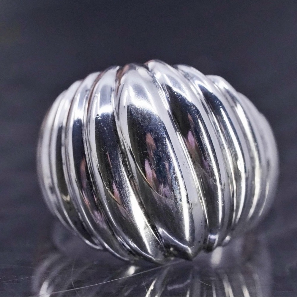 Source Unknown Silver Ring Set - image 3